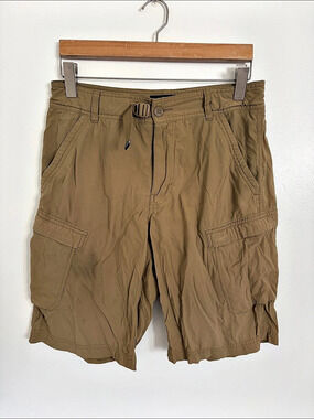 REI Relaxed Cargo Shorts Brown Waist 32